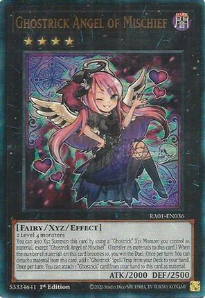 Ghostrick Angel of Mischief (PUR) (Prismatic Ultimate Rare) [RA01-EN036] 1st Edition