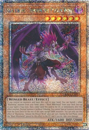 Blackwing - Simoon the Poison Wind (Quarter Century Secret Rare)  [RA01-EN012] 1st Edition