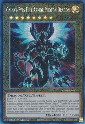 Galaxy-Eyes Full Armor Photon Dragon (PCR) (Prismatic Collector's Rare) [RA01-EN037] 1st Edition