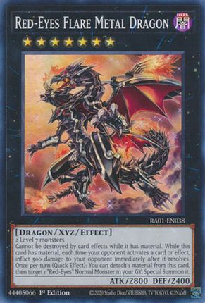 Red-Eyes Flare Metal Dragon (Super Rare) [RA01-EN038] 1st Edition