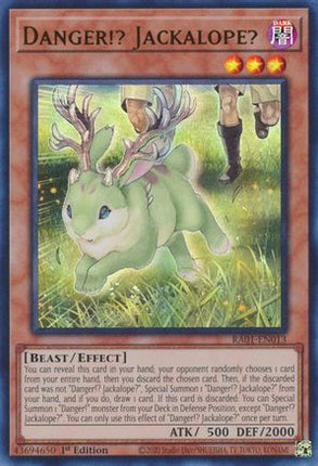 Danger!? Jackalope? (UR) (Ultra Rare) [RA01-EN013] 1st Edition