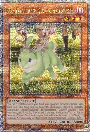Danger!? Jackalope? (Quarter Century Secret Rare)  [RA01-EN013] 1st Edition