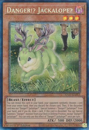 Danger!? Jackalope? (PCR) (Prismatic Collector's Rare) [RA01-EN013] 1st Edition