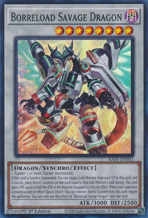 Borreload Savage Dragon (Super Rare) [RA01-EN033] 1st Edition