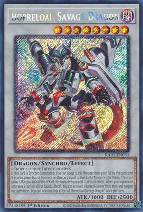 Borreload Savage Dragon (Platinum Secret Rare)  [RA01-EN033] 1st Edition