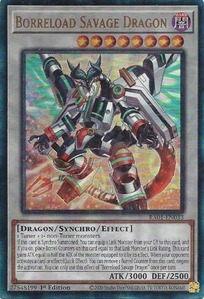 Borreload Savage Dragon (PUR) (Prismatic Ultimate Rare) [RA01-EN033] 1st Edition