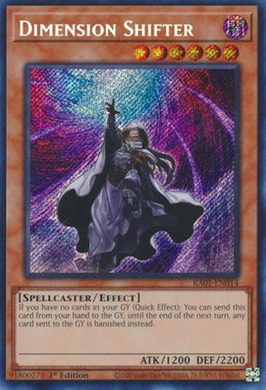 Dimension Shifter (Secret Rare)  [RA01-EN014] 1st Edition
