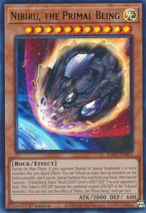 Nibiru, the Primal Being (UR) (Ultra Rare) [RA01-EN015] 1st Edition