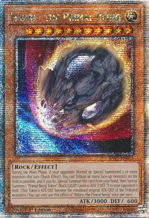 Nibiru, the Primal Being (Quarter Century Secret Rare)  [RA01-EN015] 1st Edition