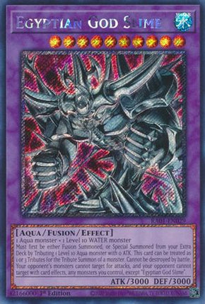 Egyptian God Slime (Platinum Secret Rare)  [RA01-EN029] 1st Edition