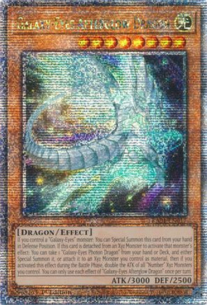 Galaxy-Eyes Afterglow Dragon (Quarter Century Secret Rare)  [RA01-EN017] 1st Edition