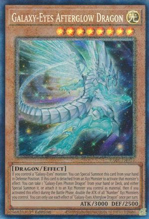 Galaxy-Eyes Afterglow Dragon (PCR) (Prismatic Collector's Rare) [RA01-EN017] 1st Edition