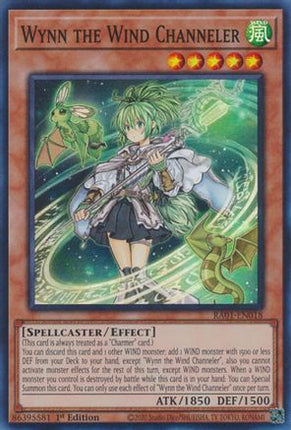 Wynn the Wind Channeler (Super Rare) [RA01-EN018] 1st Edition