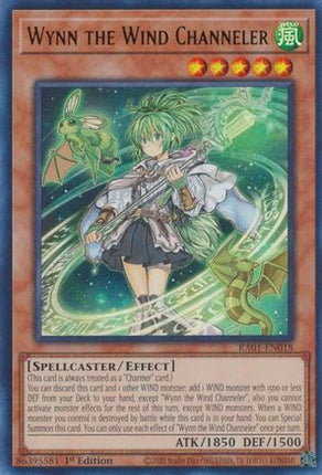 Wynn the Wind Channeler (UR) (Ultra Rare) [RA01-EN018] 1st Edition