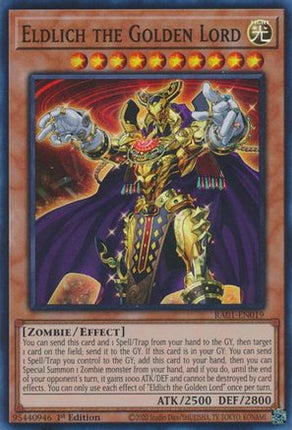 Eldlich the Golden Lord (Super Rare) [RA01-EN019] 1st Edition