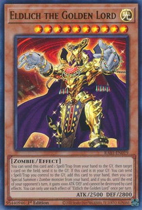 Eldlich the Golden Lord (UR) (Ultra Rare) [RA01-EN019] 1st Edition