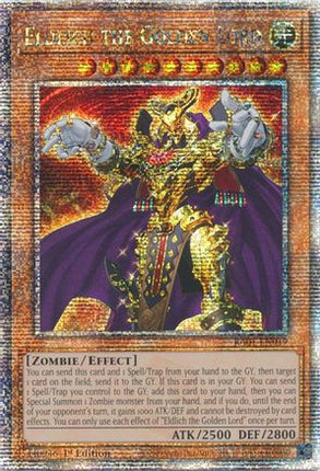 Eldlich the Golden Lord (Quarter Century Secret Rare)  [RA01-EN019] 1st Edition