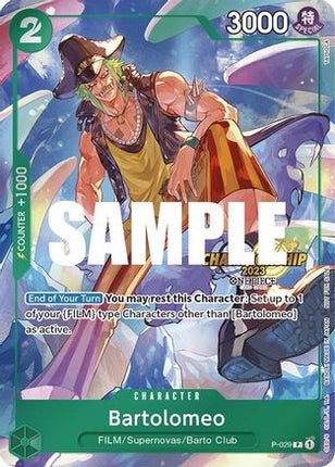 Bartolomeo (CS 2023 Event Pack) (P-029) - One Piece Promotion Cards Foil