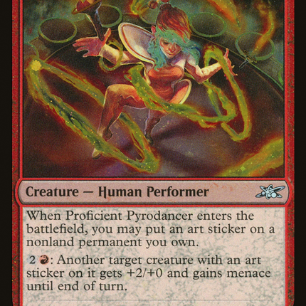 Proficient Pyrodancer [Unfinity] Galaxy Foil