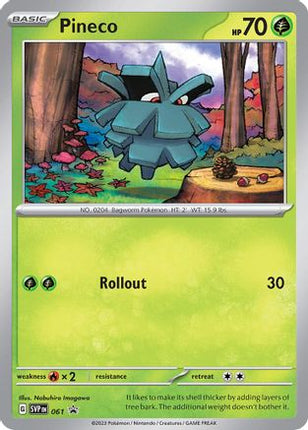 Pineco - 061 - 61/null [SV: Scarlet & Violet Promo Cards] Holofoil