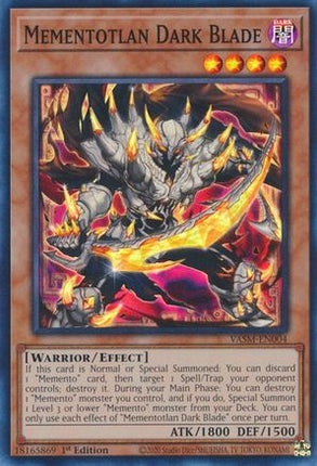 Mementotlan Dark Blade (Super Rare) [VASM-EN004] 1st Edition