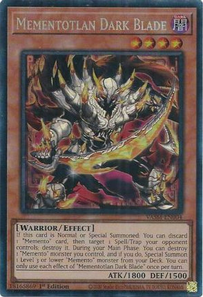 Mementotlan Dark Blade  [VASM-EN004] Collector's Rare 1st Edition