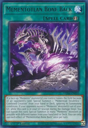 Mementotlan Bone Back (Rare) [VASM-EN010] 1st Edition