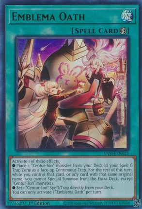 Emblema Oath (Ultra Rare) [VASM-EN021] 1st Edition