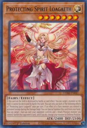 Protecting Spirit Loagaeth [VASM-EN041] Rare 1st Edition