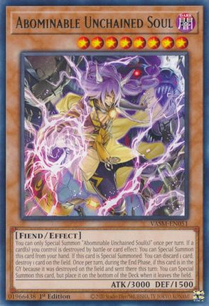 Abominable Unchained Soul (Rare) [VASM-EN051] 1st Edition