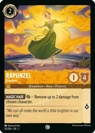 Rapunzel - Sunshine (20/204) - Rise of the Floodborn Cold Foil