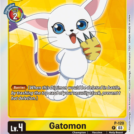 Gatomon [P-120] (Tamer Party Pack -The Beginning- Ver. 2.0) [Promotional Cards]