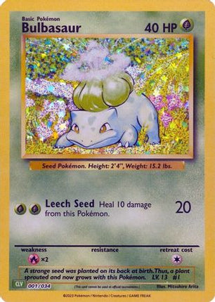 Bulbasaur - 1/null [Trading Card Game Classic] Holofoil