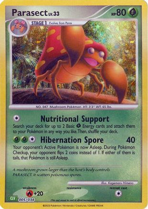 Parasect - 5/null [Trading Card Game Classic] Holofoil