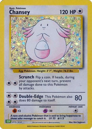 Chansey - 15/null [Trading Card Game Classic] Holofoil