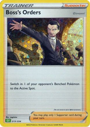 Boss's Orders (CLV) - 19/null [Trading Card Game Classic] Holofoil