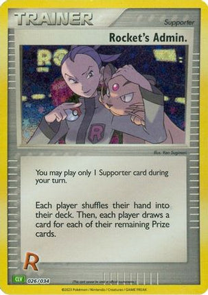 Rocket's Admin. (CLV) - 26/null [Trading Card Game Classic] Holofoil