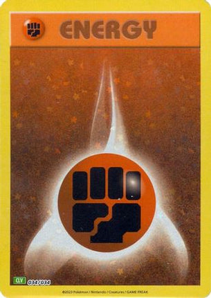 Basic Fighting Energy - 34/null [Trading Card Game Classic] Holofoil