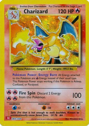 Charizard - 3/null [Trading Card Game Classic] Holofoil