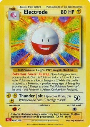 Electrode - 11/null [Trading Card Game Classic] Holofoil