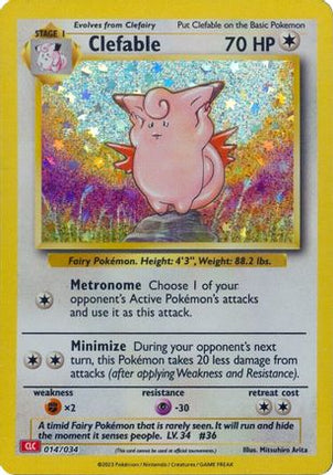 Clefable - 14/null [Trading Card Game Classic] Holofoil
