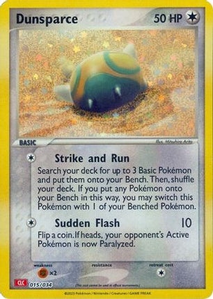 Dunsparce - 15/null [Trading Card Game Classic] Holofoil