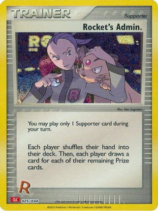 Rocket's Admin. (CLC) - 25/null [Trading Card Game Classic] Holofoil