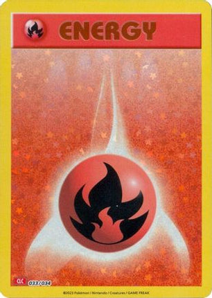 Basic Fire Energy - 33/null [Trading Card Game Classic] Holofoil