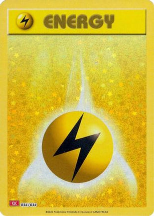 Basic Lightning Energy - 34/null [Trading Card Game Classic] Holofoil