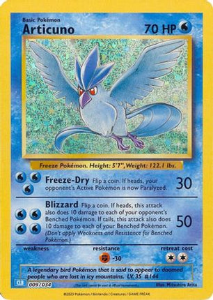 Articuno - 9/null [Trading Card Game Classic] Holofoil