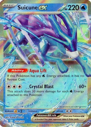 Suicune ex - 10/null [Trading Card Game Classic] Holofoil