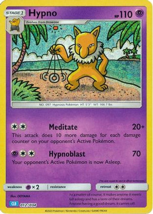 Hypno - 12/null [Trading Card Game Classic] Holofoil