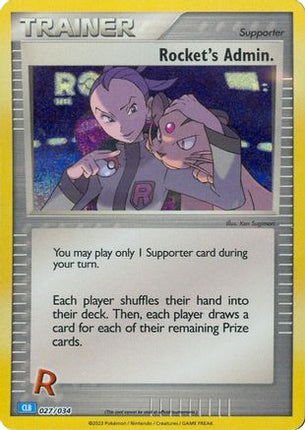 Rocket's Admin. (CLB) - 27/null [Trading Card Game Classic] Holofoil