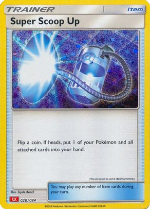 Super Scoop Up - 28/034 [Trading Card Game Classic] Holofoil